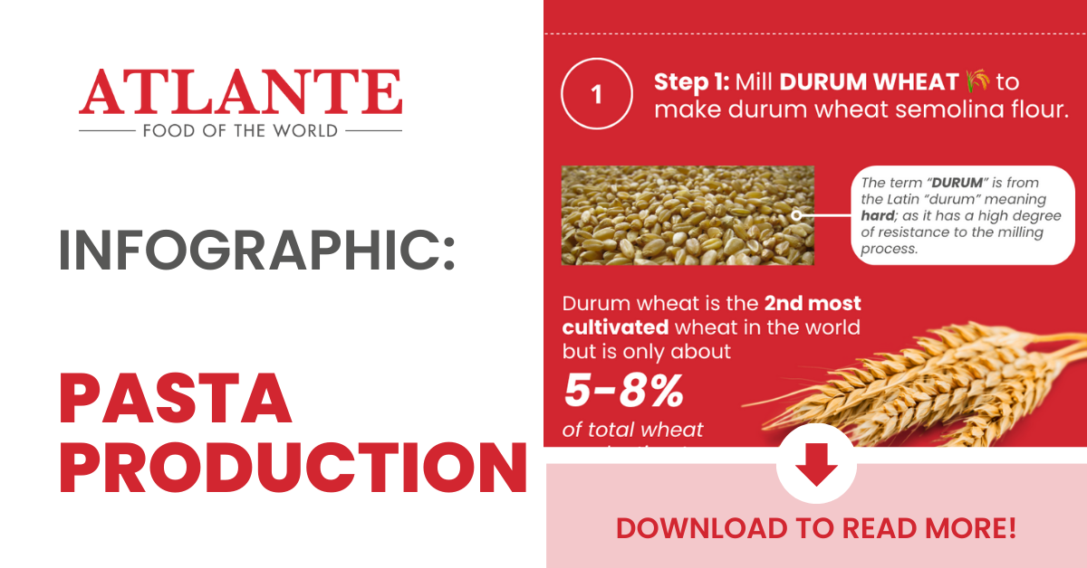 Dried pasta ingredients production